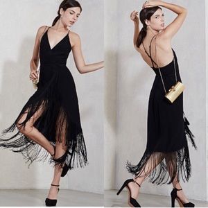 REFORMATION Henna Fringe Dress